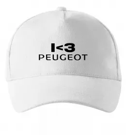 Кепка Peugeot logos Белый фото