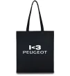 Эко-сумка I <3 Peugeot Черный фото