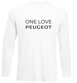 Лонгслив Peugeot Белый фото