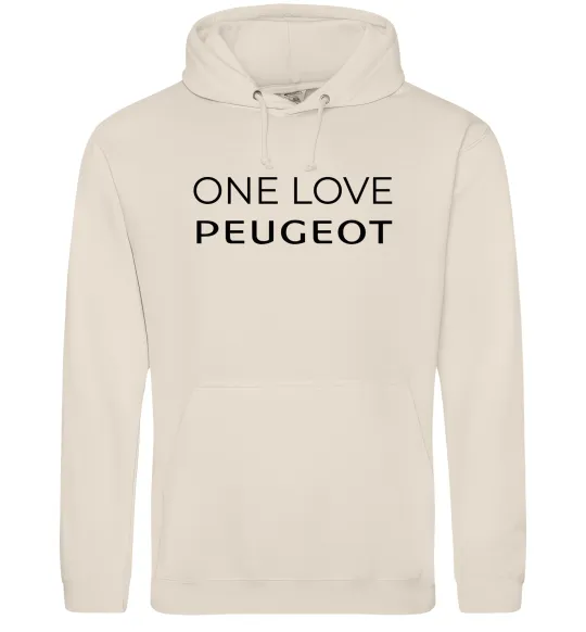 Мужская толстовка (худи) I Love Peugeot Таш фото