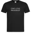 Чоловіча футболка I Love Peugeot Чорний фото