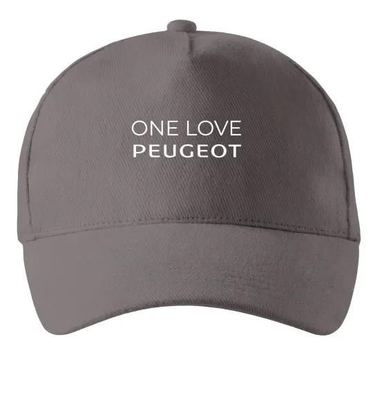Кепка I Love Peugeot Серый фото