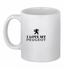 Чашка керамическая Peugeot Белый фото