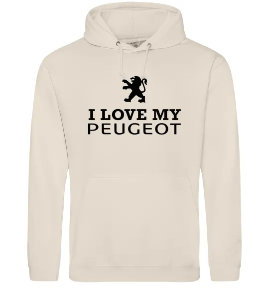 Жіноча толстовка (худі) Love my Peugeot logo Таш фото