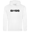 Мужская толстовка (худи) Boss Peugeot Белый фото