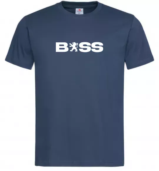 Мужская футболка Boss Peugeot Темно-синий фото