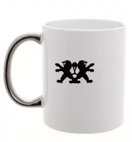 Чашка с цветной ручкой