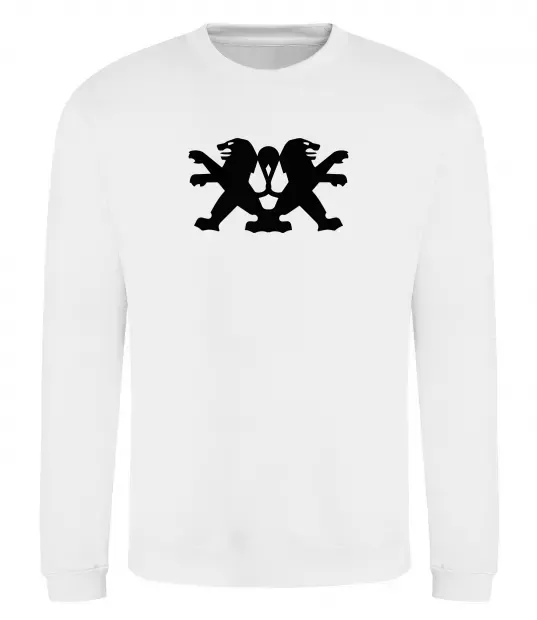 Свитшот Peugeot logos Белый фото