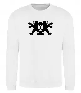 Світшот Peugeot logos Білий фото