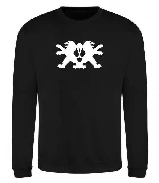 Свитшот Peugeot logos Черный фото