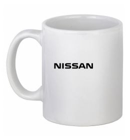 Чашка керамічна Nissan напис