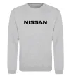 Свитшот Nissan напис Серый меланж фото