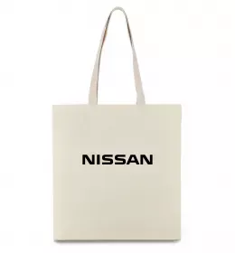 Эко-сумка I <3 Nissan Бежевый фото