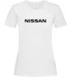 Женская футболка Nissan напис Белый фото
