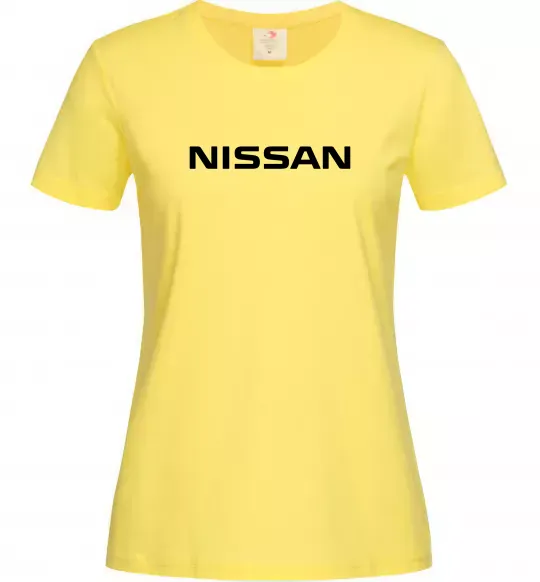 Женская футболка Nissan напис Лимонный фото