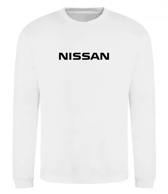 Світшот Nissan напис Білий фото
