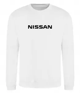 Світшот Nissan напис Білий фото