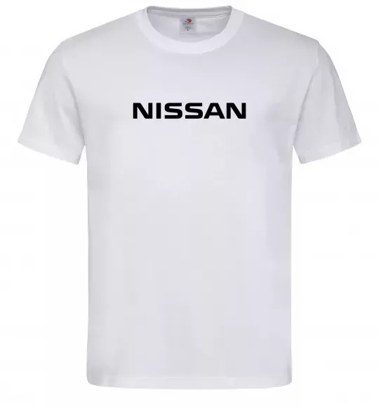 Мужская футболка Nissan напис Белый фото