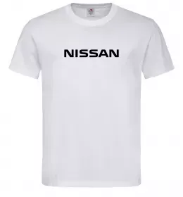 Мужская футболка Nissan напис Белый фото