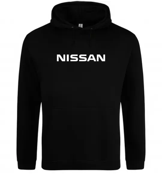 Жіноча толстовка (худі) Nissan напис Чорний фото