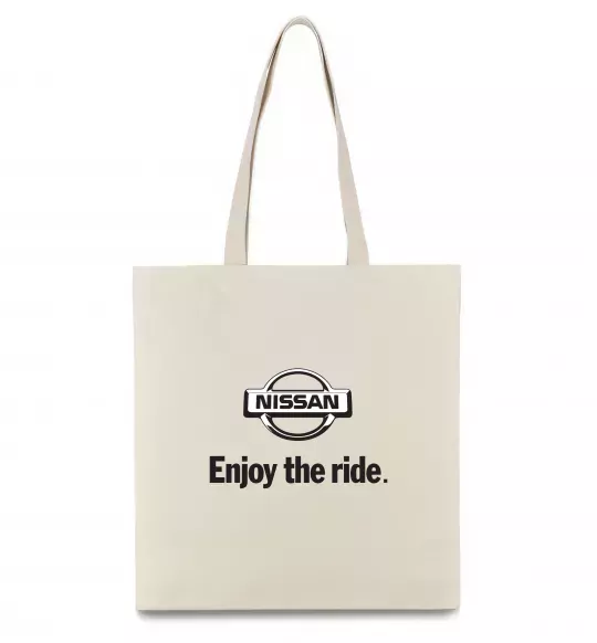 Еко-сумка Nissan enjoy the ride Бежевий фото