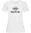 Женская футболка Nissan enjoy the ride Белый фото