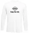 Лонгслив Nissan enjoy the ride Белый фото