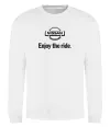 Світшот Nissan enjoy the ride Білий фото