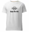 Чоловіча преміум футболка Nissan enjoy the ride Білий фото