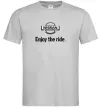 Мужская футболка Nissan enjoy the ride Серый фото
