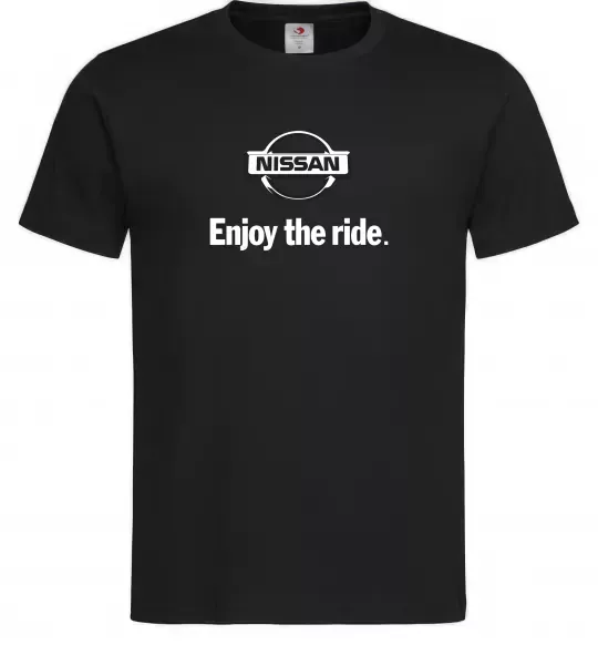 Мужская футболка Nissan enjoy the ride Черный фото