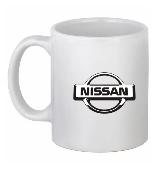 Чашка керамическая Nissan logo Белый фото