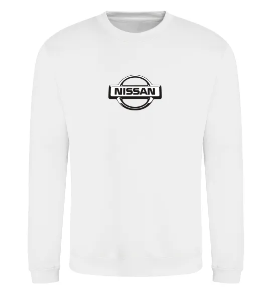 Свитшот Nissan logo Белый фото