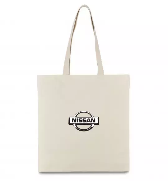 Эко-сумка Nissan logo Бежевый фото