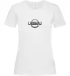 Женская футболка Nissan logo Белый фото