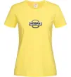 Женская футболка Nissan logo Лимонный фото