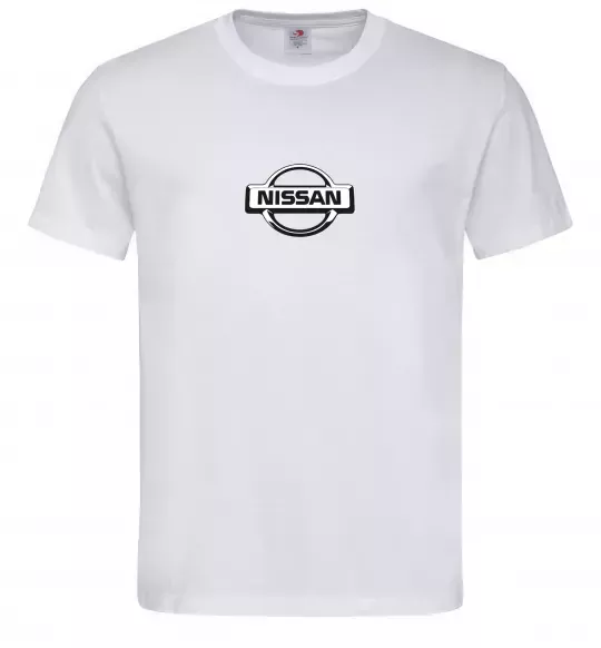 Мужская футболка Nissan logo Белый фото