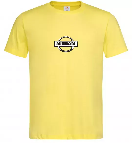 Мужская футболка Nissan logo Лимонный фото