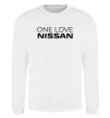 Свитшот Nissan one love Белый фото