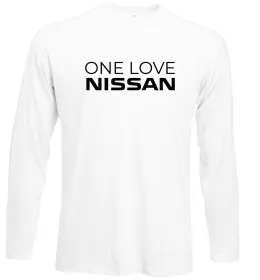 Лонгслив You can drive Nissan Белый фото