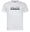 Мужская футболка Nissan one love Белый фото