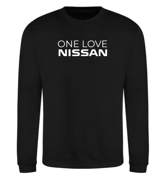 Свитшот Nissan one love Черный фото