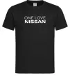 Мужская футболка Nissan one love Черный фото