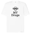 Футболка Оверсайз Nissan my drugs Білий фото