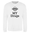 Світшот Nissan my drugs Білий фото