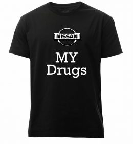 Чоловіча преміум футболка Nissan my drugs