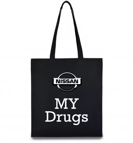 Еко-сумка Nissan my drugs Чорний фото