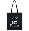 Еко-сумка Nissan my drugs Чорний фото