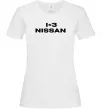Женская футболка I <3 Nissan Белый фото