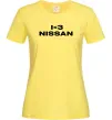 Женская футболка I <3 Nissan Лимонный фото